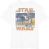 imageStar Wars ATAT Walkers Vintage TShirtWhite
