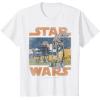 imageStar Wars ATAT Walkers Vintage TShirtWhite