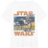 imageStar Wars ATAT Walkers Vintage TShirtWhite