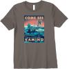 imageStar Wars Come See Kamino Poster Premium TShirtAsphalt Grey