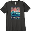 imageStar Wars Come See Kamino Poster Premium TShirtDark Heather Grey