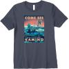 imageStar Wars Come See Kamino Poster Premium TShirtHeather Blue