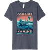 imageStar Wars Come See Kamino Poster Premium TShirtHeather Blue