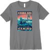 imageStar Wars Come See Kamino Poster Premium TShirtSlate Grey