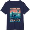 imageStar Wars Come See Kamino Poster TShirtNavy Blue