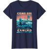 imageStar Wars Come See Kamino Poster TShirtNavy Blue