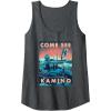 imageStar Wars Come See Kamino Poster Tank TopDark Heather Grey