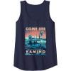imageStar Wars Come See Kamino Poster Tank TopNavy Blue