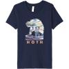 imageStar Wars Hoth ATAT Fill Premium TShirtNavy Blue