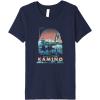 imageStar Wars Kamino Boba Fett Fill Premium TShirtNavy Blue