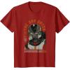 imageStar Wars The Bad Batch Season 2 Echo Experimental Unit 99 TShirtCranberry Red