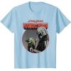 imageStar Wars The Mandalorian Mando and the Child Retro TShirtBaby Blue