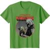 imageStar Wars The Mandalorian Mando and the Child Retro TShirtGrass Green