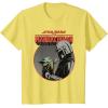 imageStar Wars The Mandalorian Mando and the Child Retro TShirtLemon Yellow
