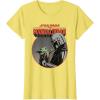 imageStar Wars The Mandalorian Mando and the Child Retro TShirtLemon Yellow