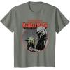 imageStar Wars The Mandalorian Mando and the Child Retro TShirtOlive Heather
