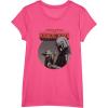 imageStar Wars The Mandalorian Mando and the Child Retro TShirtPink Heather