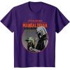 imageStar Wars The Mandalorian Mando and the Child Retro TShirtPurple