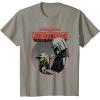 imageStar Wars The Mandalorian Mando and the Child Retro TShirtSlate Grey