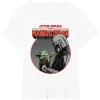 imageStar Wars The Mandalorian Mando and the Child Retro TShirtWhite