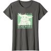 imageStar Wars The Mandalorian May Fourth Child TShirtAsphalt Grey