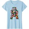 imageStar Wars Tropical R2D2 Floral Print TShirtBaby Blue