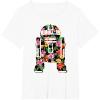 imageStar Wars Tropical R2D2 Floral Print TShirtWhite