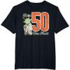 imageStar Wars Yoda 50th Birthday TShirtBlack