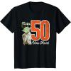 imageStar Wars Yoda 50th Birthday TShirtBlack