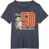 imageStar Wars Yoda 50th Birthday TShirtHeather Blue