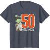 imageStar Wars Yoda 50th Birthday TShirtHeather Blue