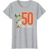 imageStar Wars Yoda 50th Birthday TShirtHeather Grey