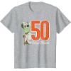 imageStar Wars Yoda 50th Birthday TShirtHeather Grey