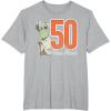 imageStar Wars Yoda 50th Birthday TShirtHeather Grey