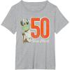 imageStar Wars Yoda 50th Birthday TShirtHeather Grey