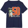 imageStar Wars Yoda 50th Birthday TShirtNavy Blue