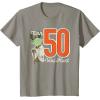 imageStar Wars Yoda 50th Birthday TShirtSlate Grey