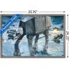 imageTrends International Star Wars Hoth  ATAT Battle Wall Poster 22375quot x 34quot Premium Unframed VersionBarnwood Framed Version