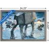 imageTrends International Star Wars Hoth  ATAT Battle Wall Poster 22375quot x 34quot Premium Unframed VersionBarnwood Framed Version