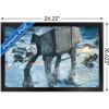 imageTrends International Star Wars Hoth  ATAT Battle Wall Poster 22375quot x 34quot Premium Unframed VersionBlack Framed Version