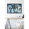 imageTrends International Star Wars Hoth  ATAT Battle Wall Poster 22375quot x 34quot Premium Unframed VersionBlack Framed Version