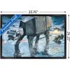 imageTrends International Star Wars Hoth  ATAT Battle Wall Poster 22375quot x 34quot Premium Unframed VersionBlack Framed Version