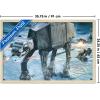 imageTrends International Star Wars Hoth  ATAT Battle Wall Poster 22375quot x 34quot Premium Unframed VersionBlonde Framed Version