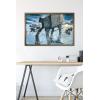 imageTrends International Star Wars Hoth  ATAT Battle Wall Poster 22375quot x 34quot Premium Unframed VersionBronze Framed Version