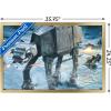 imageTrends International Star Wars Hoth  ATAT Battle Wall Poster 22375quot x 34quot Premium Unframed VersionGold Framed Version