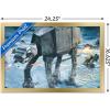 imageTrends International Star Wars Hoth  ATAT Battle Wall Poster 22375quot x 34quot Premium Unframed VersionGold Framed Version
