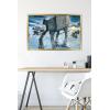 imageTrends International Star Wars Hoth  ATAT Battle Wall Poster 22375quot x 34quot Premium Unframed VersionGold Framed Version