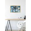 imageTrends International Star Wars Hoth  ATAT Battle Wall Poster 22375quot x 34quot Premium Unframed VersionGold Framed Version