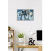 imageTrends International Star Wars Hoth  ATAT Battle Wall Poster 22375quot x 34quot Premium Unframed VersionGray Framed Version