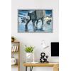 imageTrends International Star Wars Hoth  ATAT Battle Wall Poster 22375quot x 34quot Premium Unframed VersionGray Framed Version
